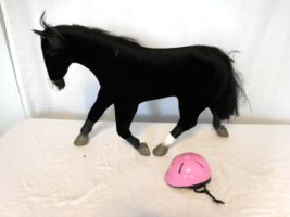 American Girl Black Velvet Western Running Horse 16&quot; Retired 2008 + AG P... - £19.49 GBP