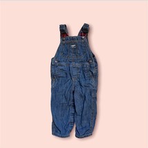 Vintage OshKosh B&#39;gosh Vestbak Unisex Blue Denim Overalls - $188.49 MXN