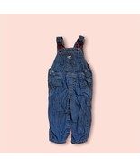 Vintage OshKosh B&#39;gosh Vestbak Unisex Blue Denim Overalls - $190.59 MXN