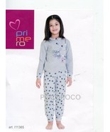 Long Sleeve Pajamas Girl Milano Point Primero Art. I11365 - $33.30 CAD+