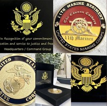 Us Marine Corps - 11th Marine Regiment Challenge Coin Usa - £17.91 GBP