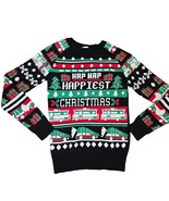 Christmas Vacation Womens XS Black Snowflake Happiest Holiday Sweater Fa... - $28.92