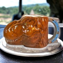 Universal Studios Jurassic World Ceramic T-Rex Head Coffee Mug 3D By Zak! - £12.68 GBP