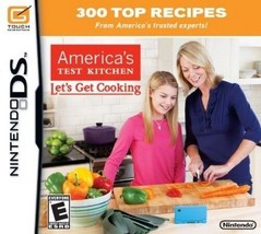 America&#39;s Test Kitchen Let&#39;s Get Cooking Nintendo DS Video Game NIB NIP - £8.93 GBP