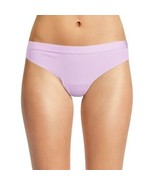 No Boundaries Women&#39;s Micro Rib Thong Panties Size LARGE Lavender Touch New - $15.95 CAD