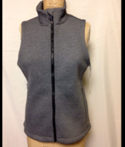 Nwt Womens Calvin Klein Performance Zip Front Vest Gray Small - £34.90 GBP