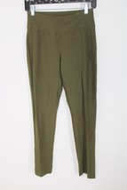 Eileen Fisher PP Olive Green Viscose Stretch Pull On Skinny Leg Pants - £27.23 GBP