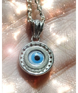 HAUNTED ANTIQUE EYE AMULET OF TOTAL NEGATION HIGHEST LIGHT MAGICK HIGHEST  - $437.00