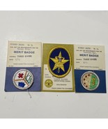 Boy Scout Patches Unused on Cards Star Scout Emerg. Prep. 1973 Vintage BSA - $14.22