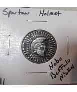 HOBO Spartan Helmet Made From A REAL Buffalo Nickel SIGNED Swords - €12,92 EUR