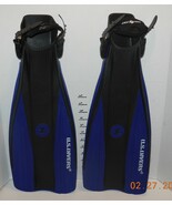 U.S. Divers Aqua Lung Adjustable Strap Fins Blue Size  S-M 4 1/2 - 8 1/2... - $61.49 CAD