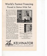 Kelvinator Refrigerator Vintage Print Ad June 1930 - £5.34 GBP