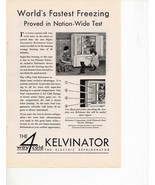 Kelvinator Refrigerator Vintage Print Ad June 1930 - €5,89 EUR