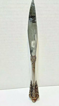Vintage National Stainless Floral Ornate Silver Knife Made in Japan - £16.08 GBP