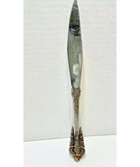 Vintage National Stainless Floral Ornate Silver Knife Made in Japan - £16.16 GBP