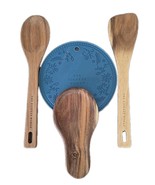 Pioneer Woman ~ Utensil Set ~ Trivet ~ Spoon Rest ~ Acacia Wood Turner ~... - €21,63 EUR Pioneer Woman ~ Utensil Set ~ Trivet ~ Spoon Rest ~ Acacia Wood Turner ~... - €21,63 EUR