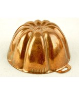 3&quot; Copper Candy Mold, Fluted Design, Tinned Interior, Chocolates, Jello,... - €16,62 EUR