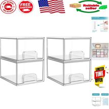 Innovative 4-Piece Clear Acrylic Storage System - Perfect for Every Corner - $61.53 CAD