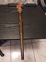 Magiquest Wand Creative Kingdom Black Gold Brown 2005 Dragon Scepter wit... - $18.71