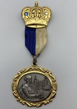 VTG German Schwetzingen Castle Hiking Friends Cable Wire Award Medal Jun... - £18.69 GBP