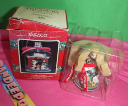 Enesco Treasury Fireplace Frolic Christmas Spirit First Issue Ornament 90-91 - $24.74