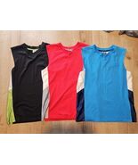 Lot of 3 Athletic Works Sleeveless Shirts/Tanks, Boys XL 16/18, Black/Re... - $185.42 MXN