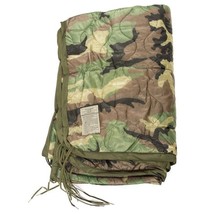 Genuine US Military Poncho Liners Woodland Camo 8405-00-889-3683 Woobie ... - $38.57