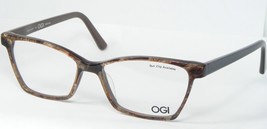 Ogi Heritage 7158 1906 Cocoa Stone Eyeglasses Glasses Frame 50-18-140mm Japan - £61.92 GBP