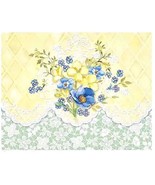 Victorian Embossed Floral Note Card &amp; Envelope Set, Yellow Bouquet, Set ... - £9.59 GBP