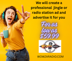 We will create a professional  jingle or radio station and advertise it ... - $59.99