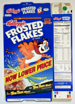 1997 Empty Kellogg&#39;s Frosted Flakes &quot;Lower Price&quot; 25OZ Cereal Box SKU U1... - £15.13 GBP