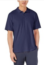 Kirkland Signature Mens Polo Blue Shirt Golf Moisture Wicking Stretch UP... - £28.07 GBP