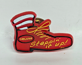 Mcdonalds Deluxe Steppin it Up Red Rubber Lapel Pin Collectible - $7.02 CAD