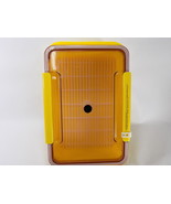 SHIN SAN Yellow Sealable Food Storage BENTO Box with Drip Set &amp; 31 Day C... - $20.88 CAD