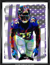 Terrell Suggs Baltimore Ravens Football Sports NFL Poster Print Wall Art 18x24 - £21.58 GBP