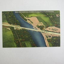 Linen Postcard Swatara Creek Bridge Dauphin County Pennsylvania Turnpike... - £4.70 GBP