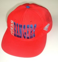 MLB Texas Rangers Embroidered Snap Back Red Baseball Cap Ani - £10.11 GBP