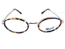 New Persol 2452-V 1076 48mm Oval Tortoise  Gold Men’s Eyeglasses Frame - £149.05 GBP