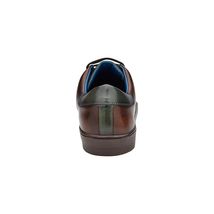 Belvedere Sneaker Stone Genuine Ostrich Soft Italian Calf Brown Forest Y31 image 3