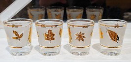 Golden Leaves Shotglasses - $30.00