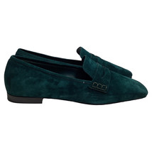 Khaite Carlisle Penny Loafers In Suede Women Green Size 39 - $439.85