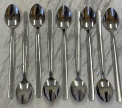 X 9 Tramontina Brazil 740 NSF Stainless Ice Cream Tea Spoons - £13.62 GBP