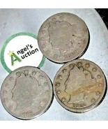 Liberty Head Nickel Five-Cent V Pieces 1898, 1910 and 1912 AA20-CNN2146 ... - $81.86 CAD