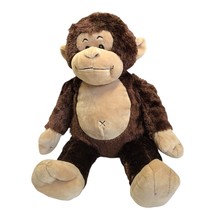Build A Bear Monkey Plush Stuffed Animal Brown Tan 18 inches - £15.05 GBP