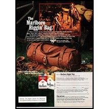 1978 Marlboro Cigarettes Leather Riggin Bag Weekender Vintage Print Ad Wall Art - £8.20 GBP