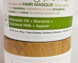 2X Raw Sugar Healing Power Hair Masque Avocado Banana Coconut Agave 12oz... - £19.48 GBP