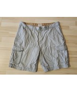 St. John&#39;s Bay Cargo Shorts, Men&#39;s 38, Beige/Gray 100% Cotton - $18.17 CAD
