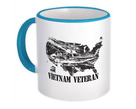 For Vietnam Veteran : Gift Mug In Memory Father Dad Soldier USA Helicopter War - £12.74 GBP
