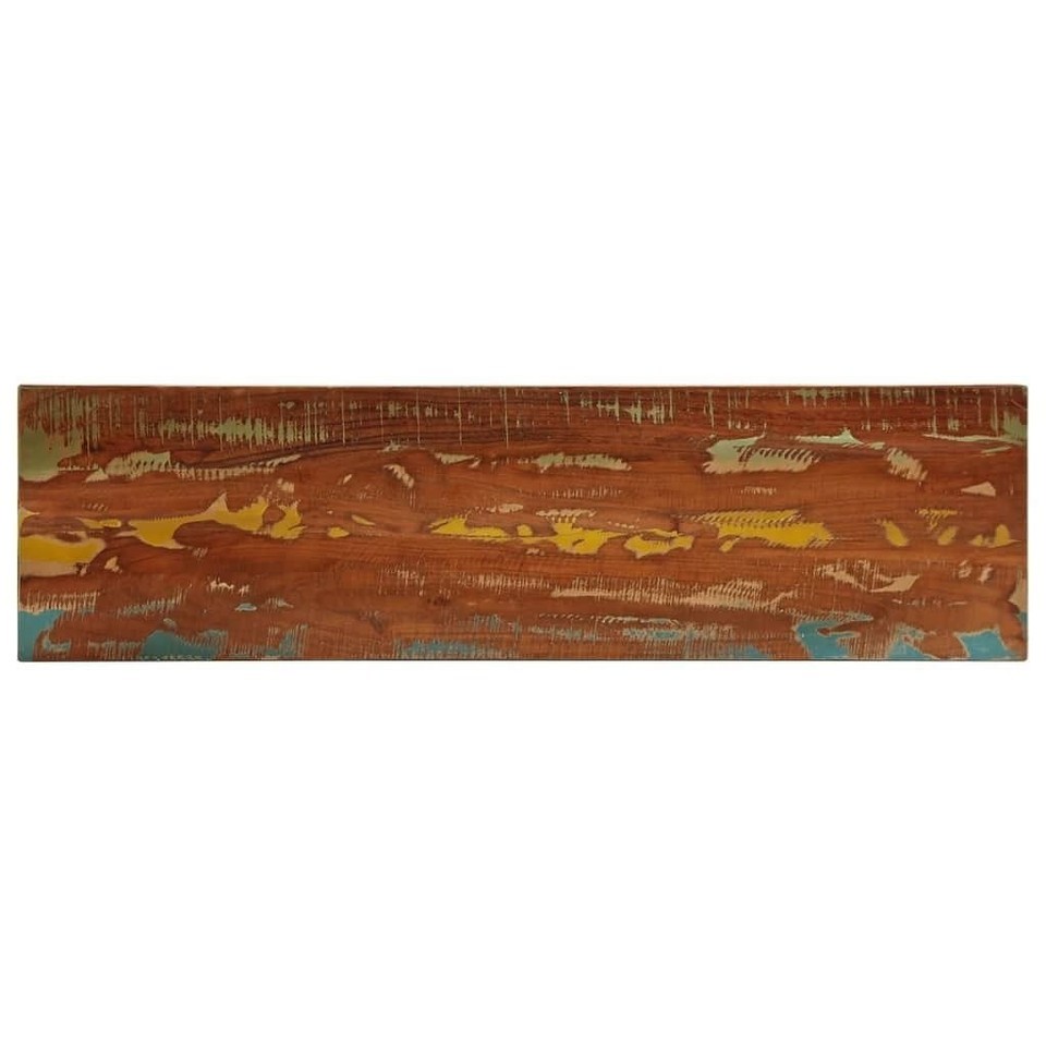 vidaXL Table Top Multicolor Reclaimed wood 43.3 in x 7.9 in x 1.5 in - $88.17