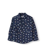 365 Kids from Garanimals Boys Long Sleeve Printed Button Down Shirt, Siz... - £17.30 GBP